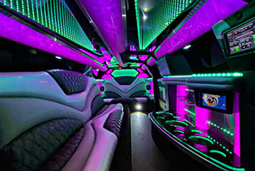limousine with leather seating