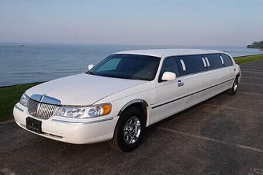 sleek model of our limousine service