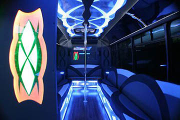 oh party bus interior