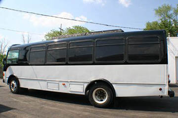 30 passenger party bus exterior view