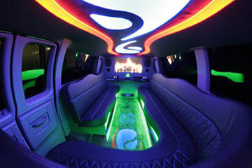 10 passenger limo van interior