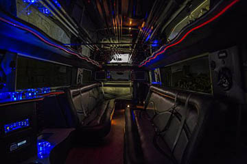 hummer limousine interior